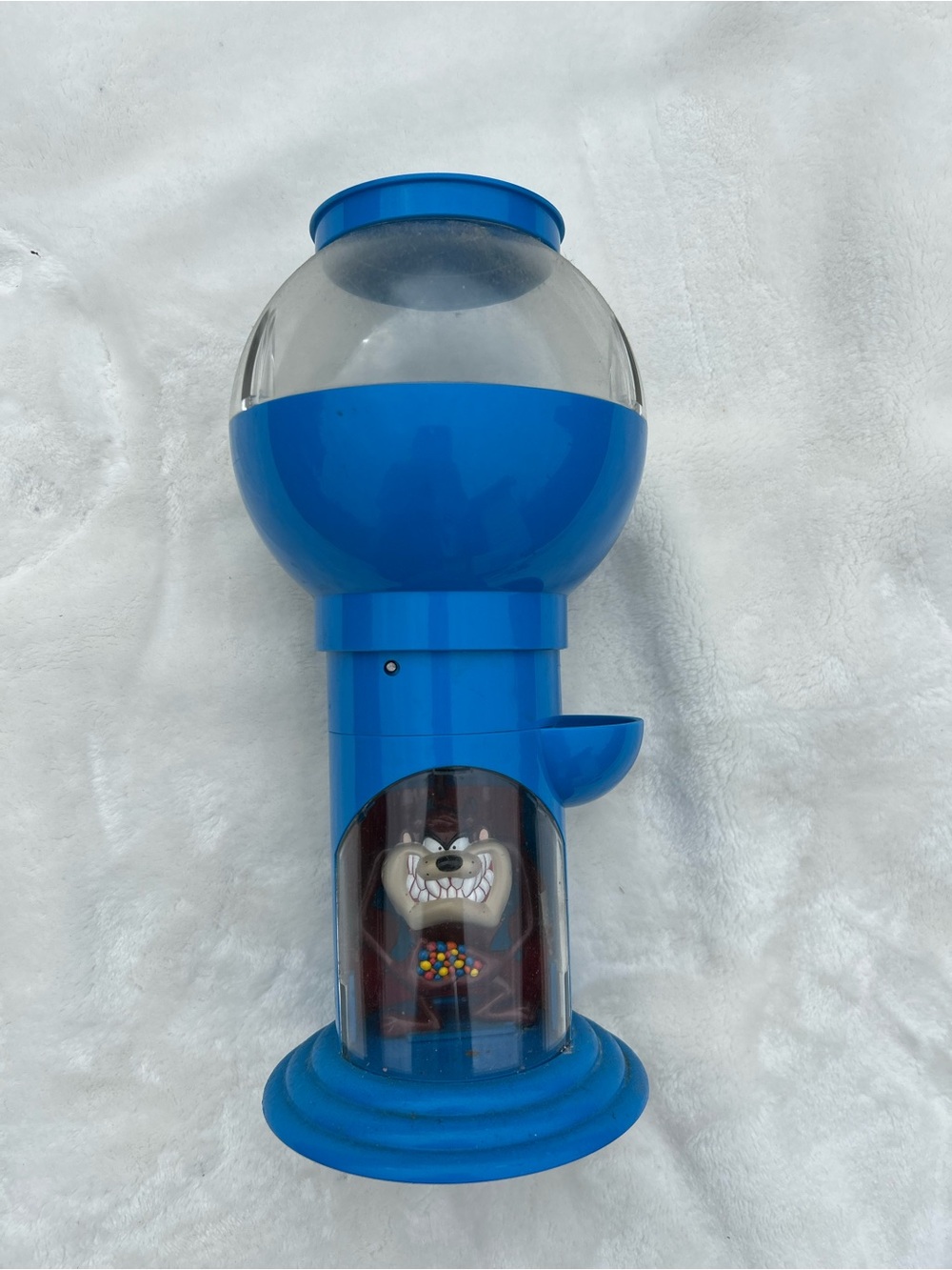 Vintage 1998 Warner Bros Tasmanian Devil Manual Gumball Dispenser